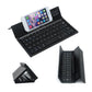 Mini blue tooth foldable pc keyboard portable notebook three fold keyboard for business laptop pad computer eprolo