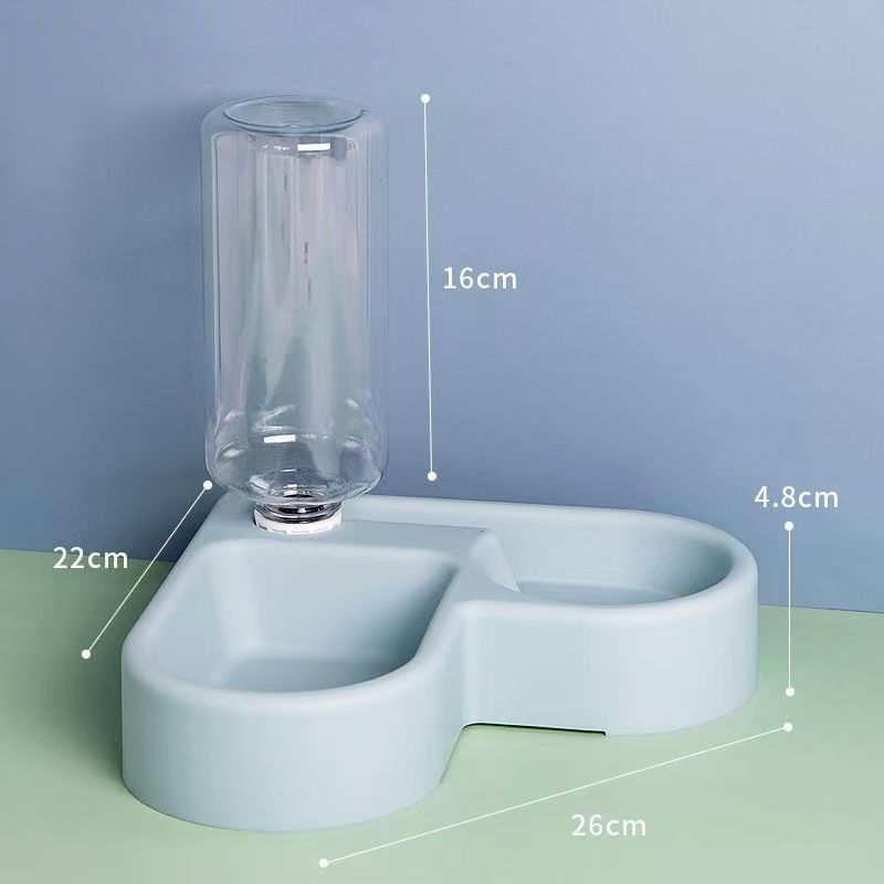 Pet bowls save space reduce flipping wet mouth cat bowls pet automatic water dispensers pet food bowls dog bowls eprolo