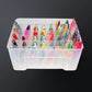 40 Grids Fishing Box Fishing Tackle Box Plastic Tackle Box Fishing Lure Bait Hooks Storage Box for Lures Hooks for Fishing eprolo