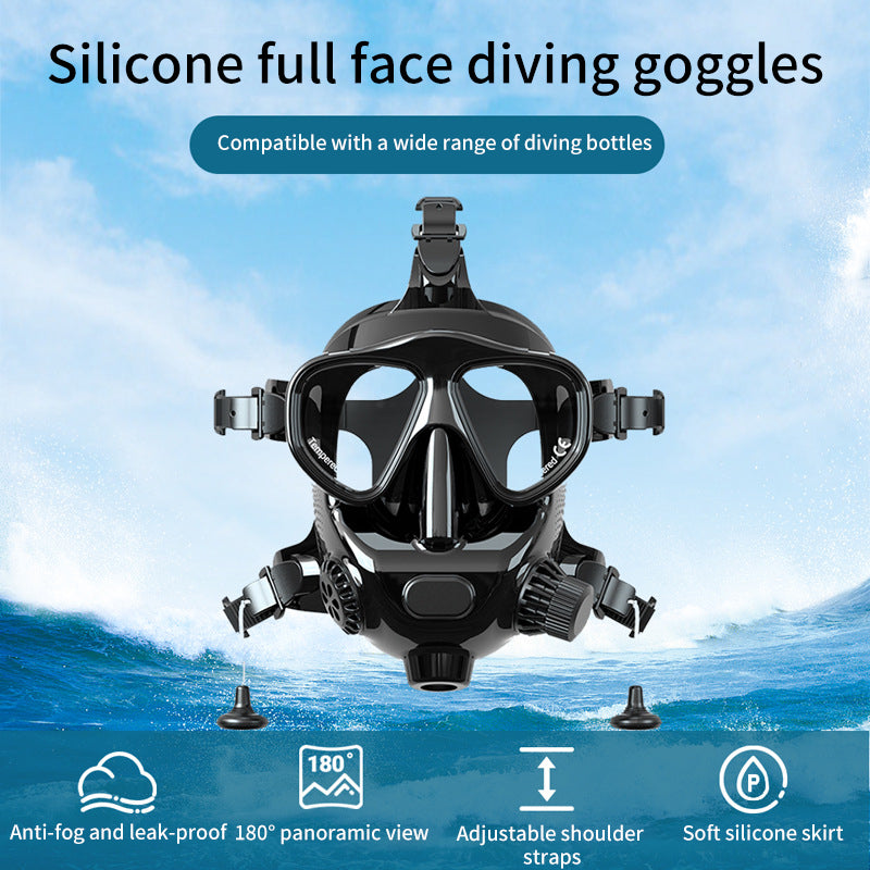 Silicone Full Face Diving Mask Diving Mirror Mask eprolo