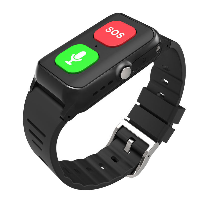 A70 Elderly GPS Positioning Watch Locator With Heart Rate Measurement Body Temperature Smart Bracelet eprolo