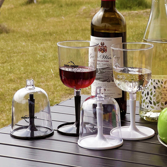 Outdoor Camping Red Wine Cup Shatterproof Plastic Stemware Detachable Portable Wine Cup Champagne Cup eprolo