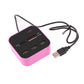 USB HUB Combo All In One USB 2.0 Micro SD High Speed Card Reader 3 Ports Adapter Connector For Tablet PC Computer Laptop eprolo