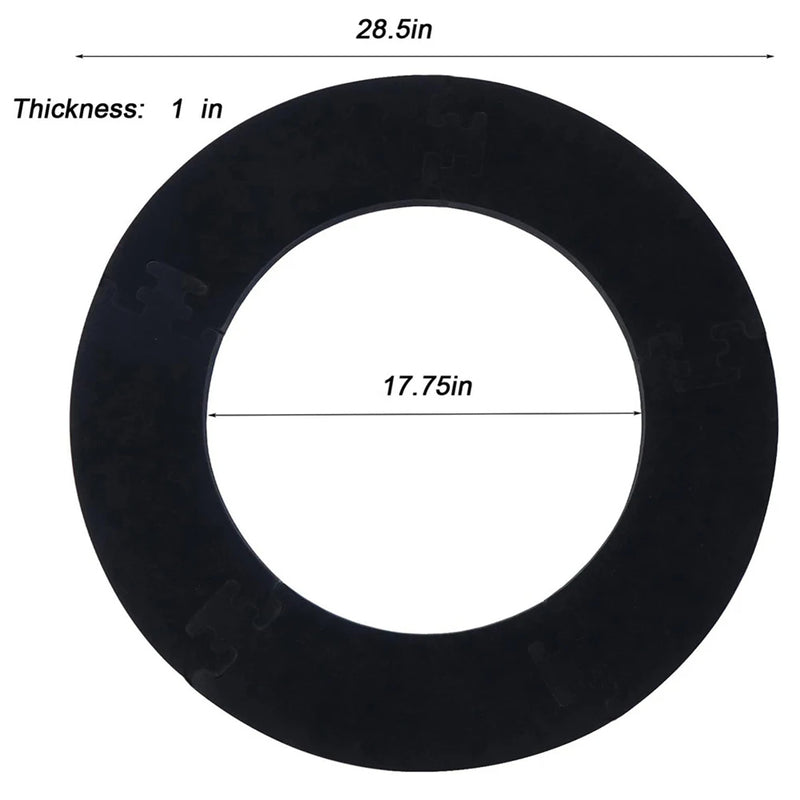 Black Dartboard Surround For Dartboard Universal Wall Protection Splicing Dartboard Surround Ring Dart Accessories eprolo