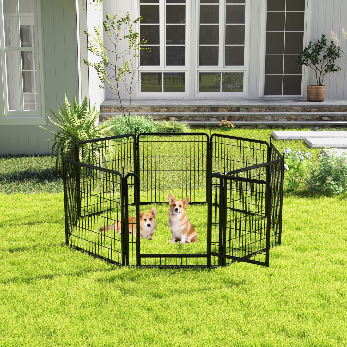 Pet Playpen Pet Dog Fence Playground Camping eprolo