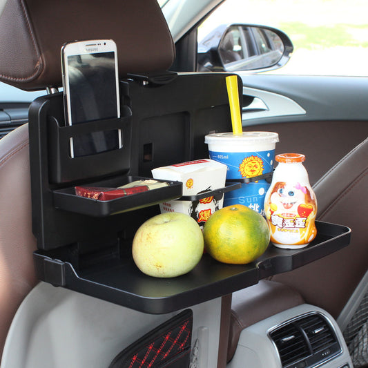 Car Dining Tray Chair Back Storage Table Small Dining Table Car Chair Back Drink Rack Mobile Phone Rack Car Supplies eprolo