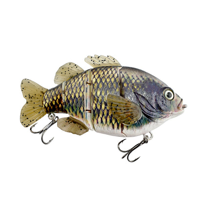 PVC Soft Tail Sub Bait 4-Section Tilapia Sub Multi Section Artificial Bait Freshwater Sub Bait eprolo