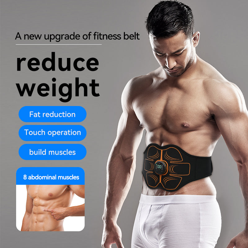 New EMS Massage Belt Home Training Exercise Abdominal Fitness Equipment Lazy Fitness Abdominal Muscle Patch Fitness Equipment for Men and Women eprolo