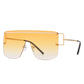 New Style One Piece Sunglasses Fashion Rimless Sunglasses Women's Trendy Sunglasses eprolo