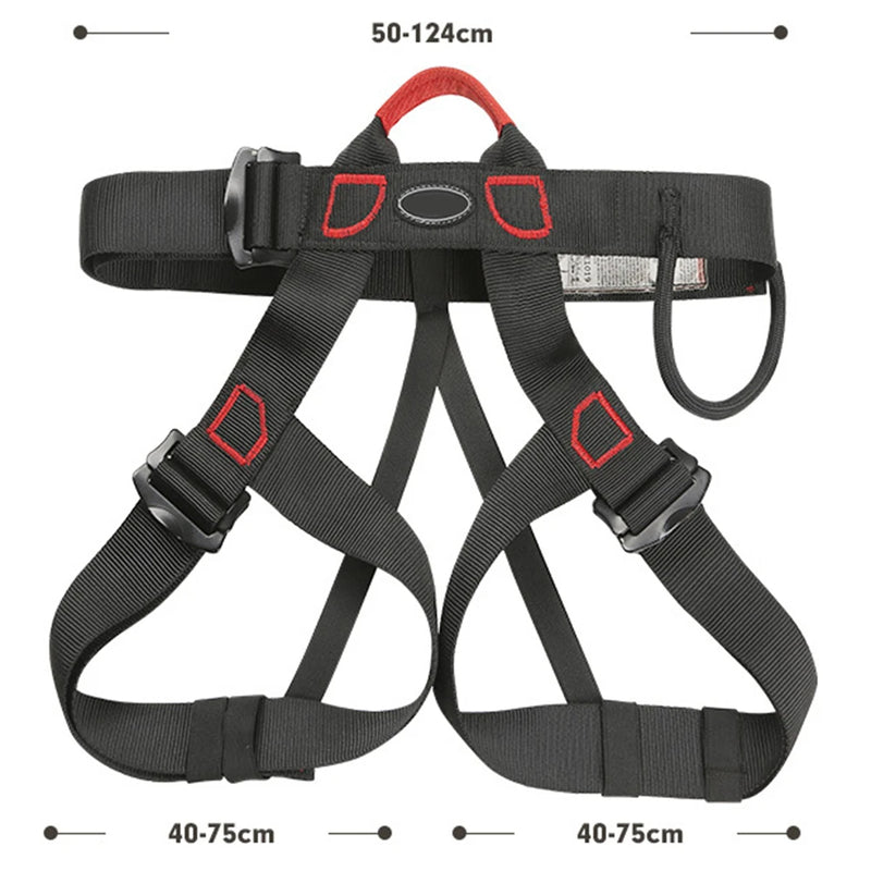 Outdoor Safety Belt Climb Rock Safety Harness Tree Climbing Half Body Harness For Women Men Children Ideal Gift For Rock Climber eprolo