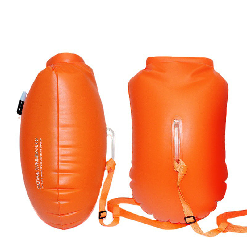 PVC  Inflatables Storage Swim Buoys Dry Bag Orange Floating Safety Swimming Buoy eprolo