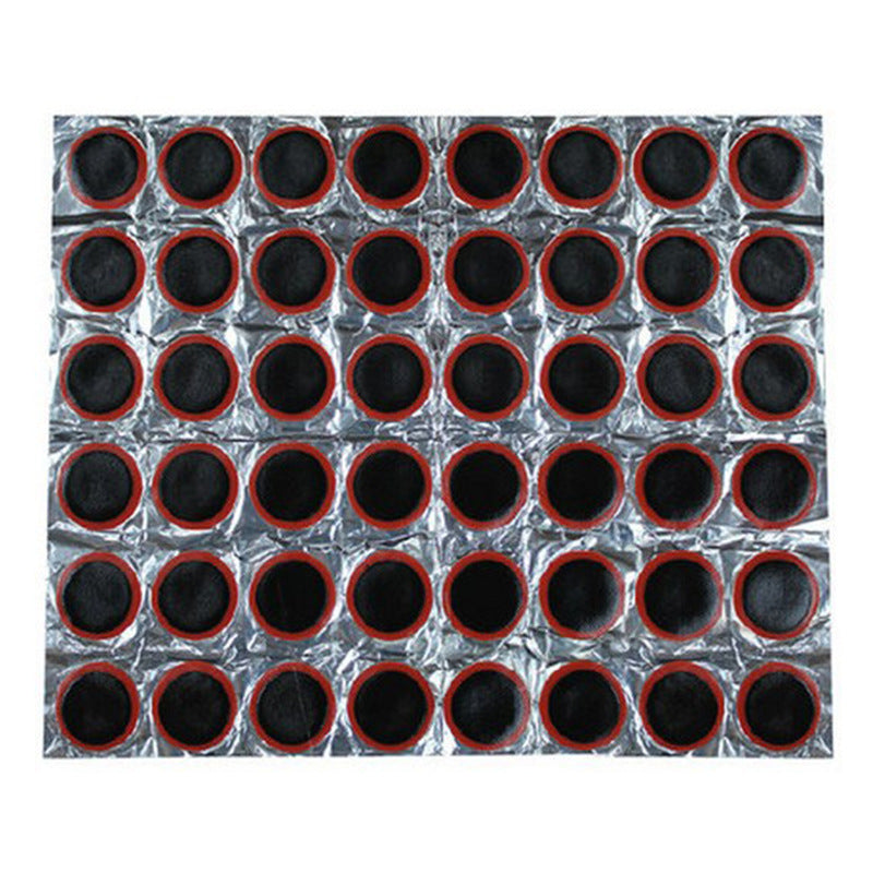 Mountain Bike Tire Patch Film 48 Square Tire Patch 25MM Round Tire Patch Repair Bike Riding Supplies eprolo