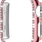 Suitable for iwatch8 Apple Watch Case Protection Case PC Single Row Diamond Hollow Case 41MM45MM eprolo