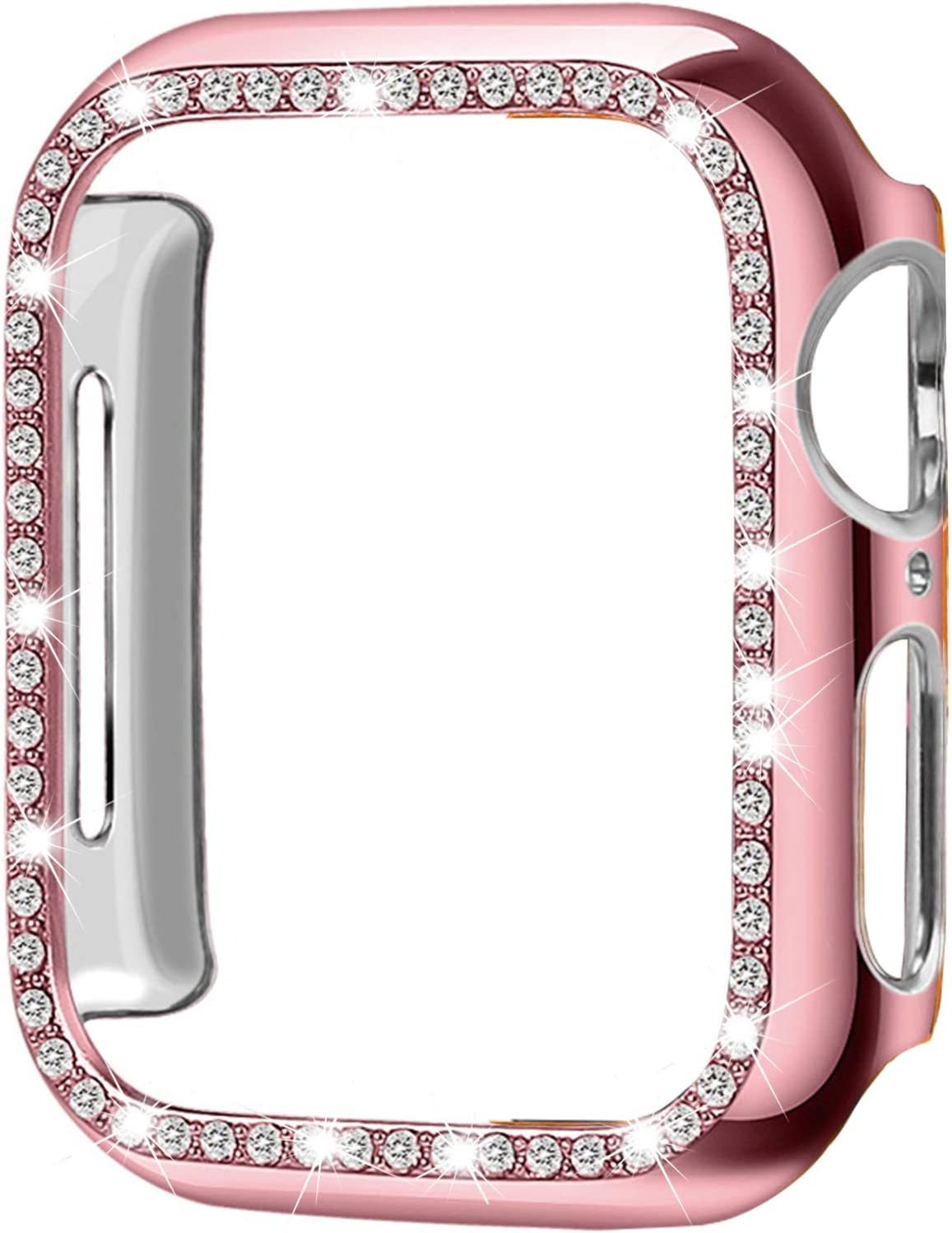 Suitable for iwatch8 Apple Watch Case Protection Case PC Single Row Diamond Hollow Case 41MM45MM eprolo