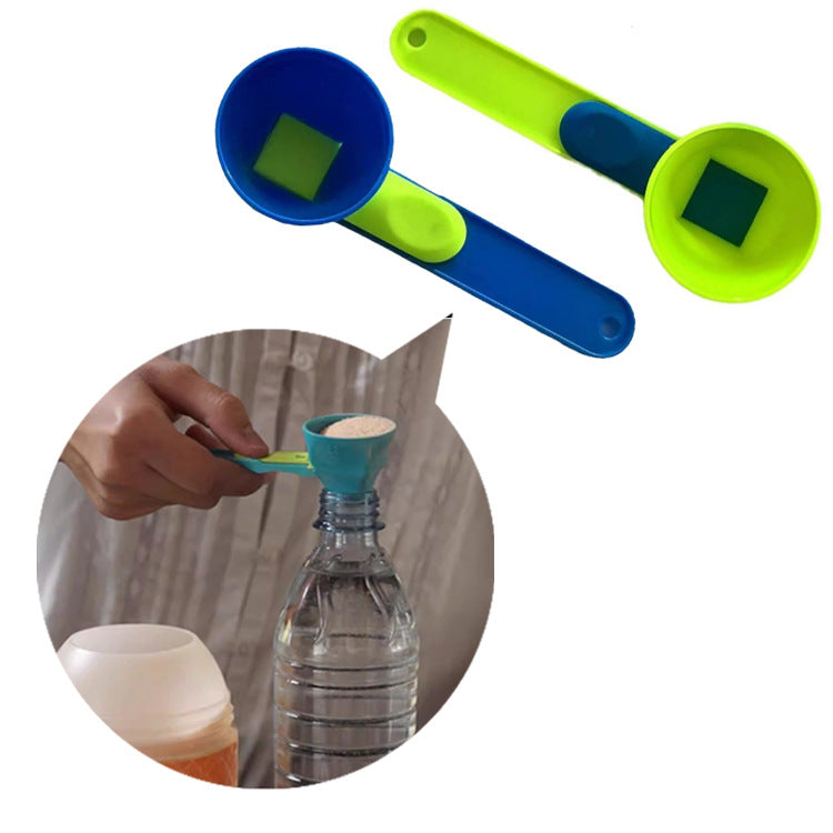 Mess Free Measuring Funnel Creative Protein Powder Sliding Spoon Egg Yolk Separation Funnel eprolo