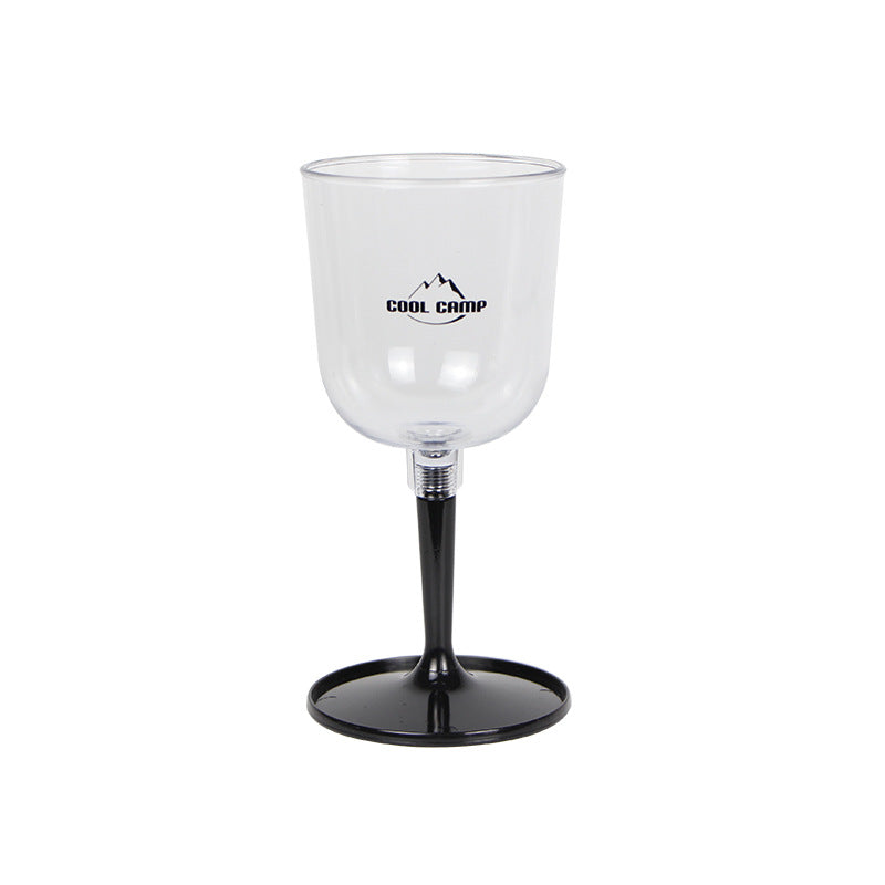 Outdoor Camping Red Wine Cup Shatterproof Plastic Stemware Detachable Portable Wine Cup Champagne Cup eprolo