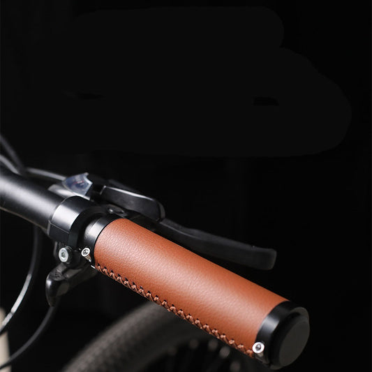 Mountain Bike Handlebar Sleeve Fiber Leather Surface Lock Shock-Absorbing Non-Slip Vice Handle Handlebar Grip Riding Accessories eprolo