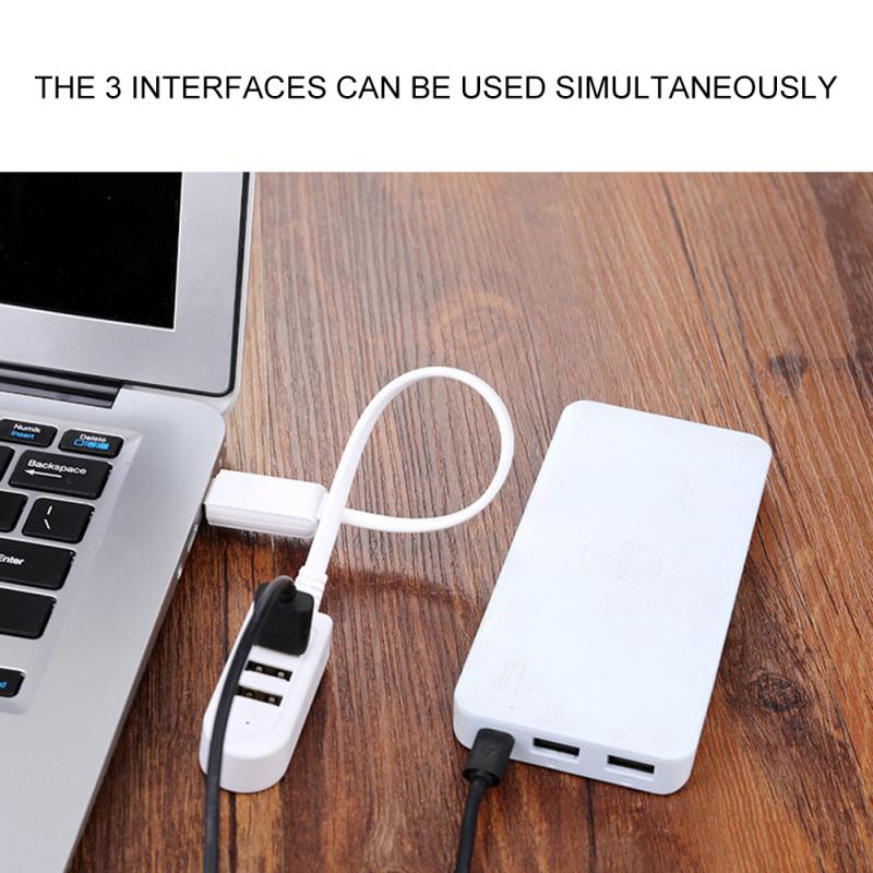 3 port USB Multi-function 3A Charger Converter Extension Line Multi-port Hub Multi-port HUB Hub mini usb Mini-USB