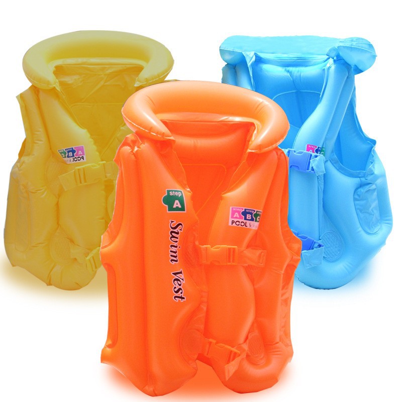 3-10 Age inflatable life vest Baby swimming jacket Buoyancy PVC floats kid swim life inflatable jacket eprolo