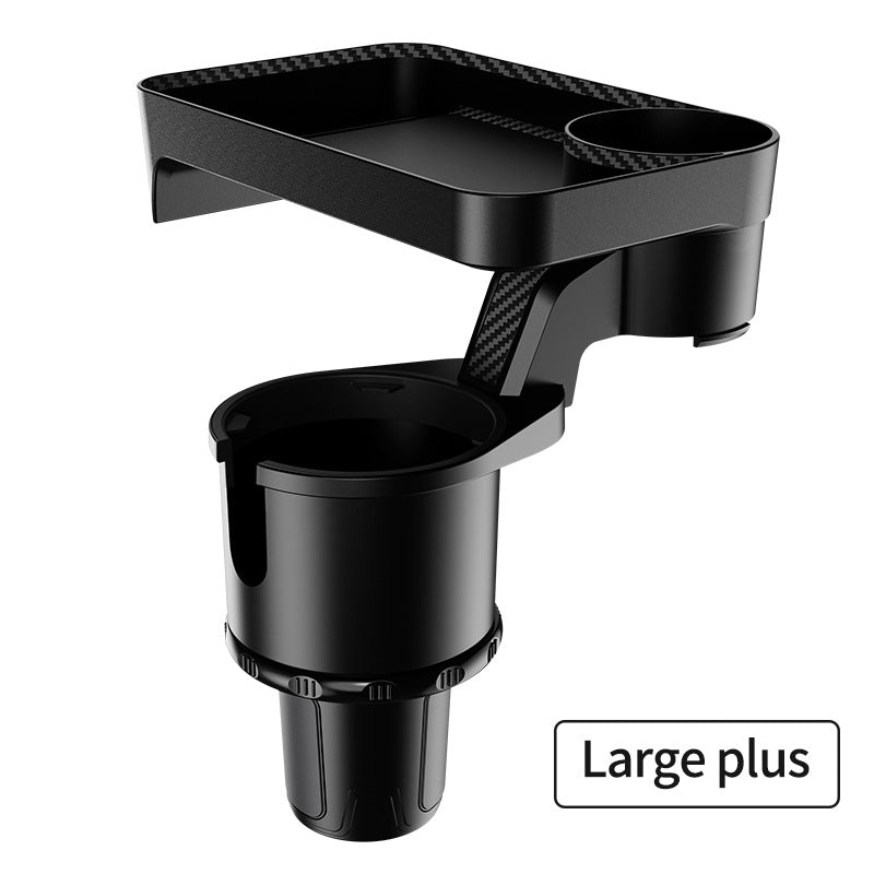 Car 360-Degree Rotating Dinner Plate Car Beverage Coffee Burger Water Cup Small Table Rack eprolo