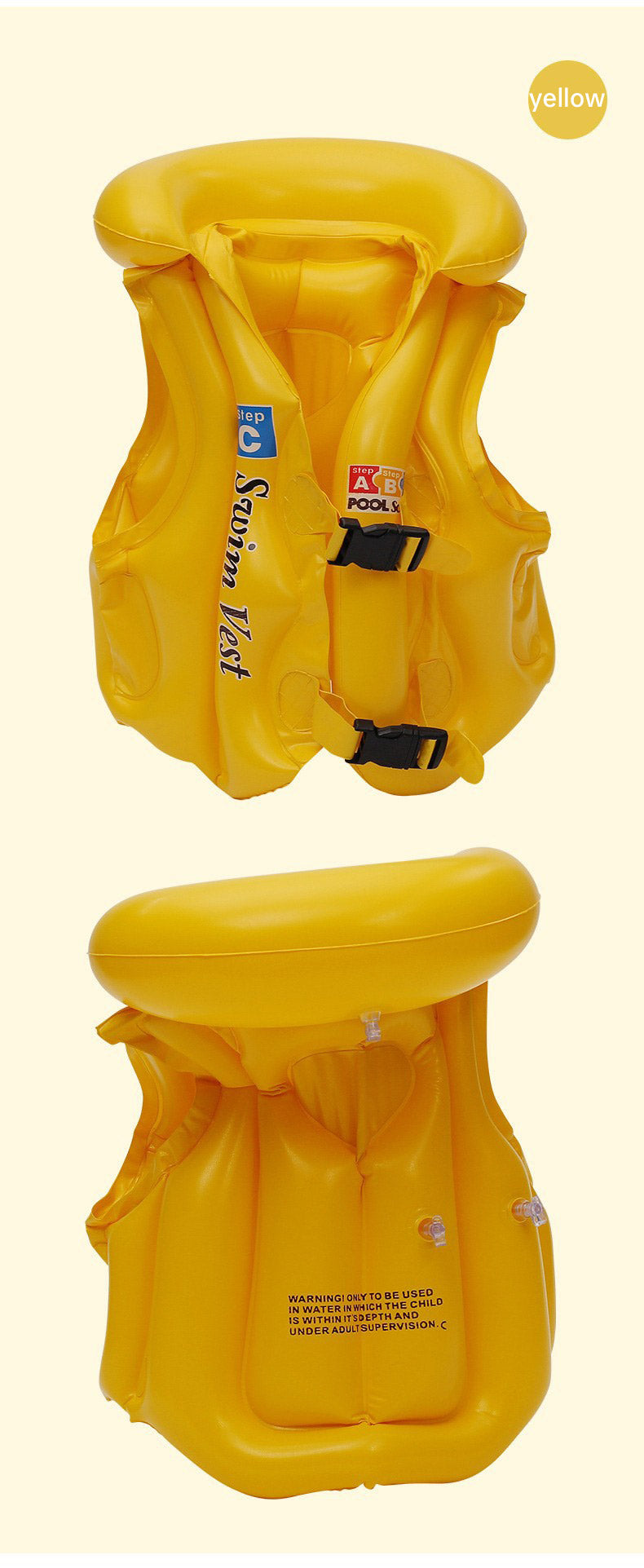 3-10 Age inflatable life vest Baby swimming jacket Buoyancy PVC floats kid swim life inflatable jacket eprolo