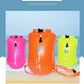 PVC  Inflatables Storage Swim Buoys Dry Bag Orange Floating Safety Swimming Buoy eprolo