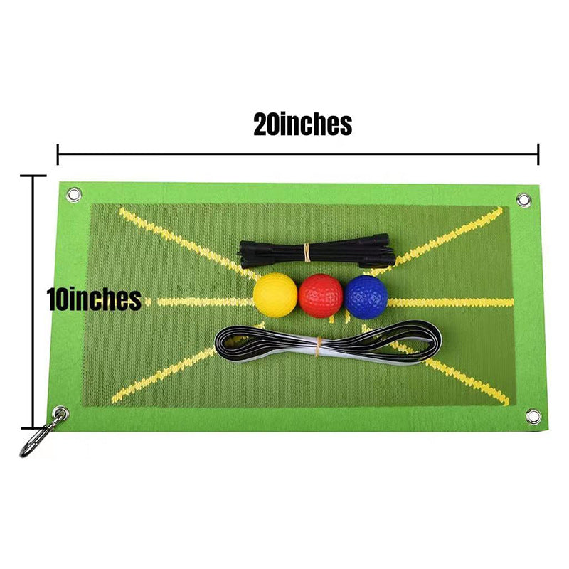 Golf Training Mat Golf Batting Mat New Swing Track Mat Golf Swing Practice Mat Trace Directional Mat eprolo