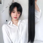 Grab clip ponytail wig female straight hair ponytail mini small grab clip ponytail long straight hair chemical fiber wig high ponytail eprolo