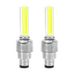 FORAUTO 2PCS Car Wheel LED Light Motocycle Bike Light Tire Valve Cap Decorative Lantern Tire Valve Cap Flash Spoke Neon Lamp eprolo