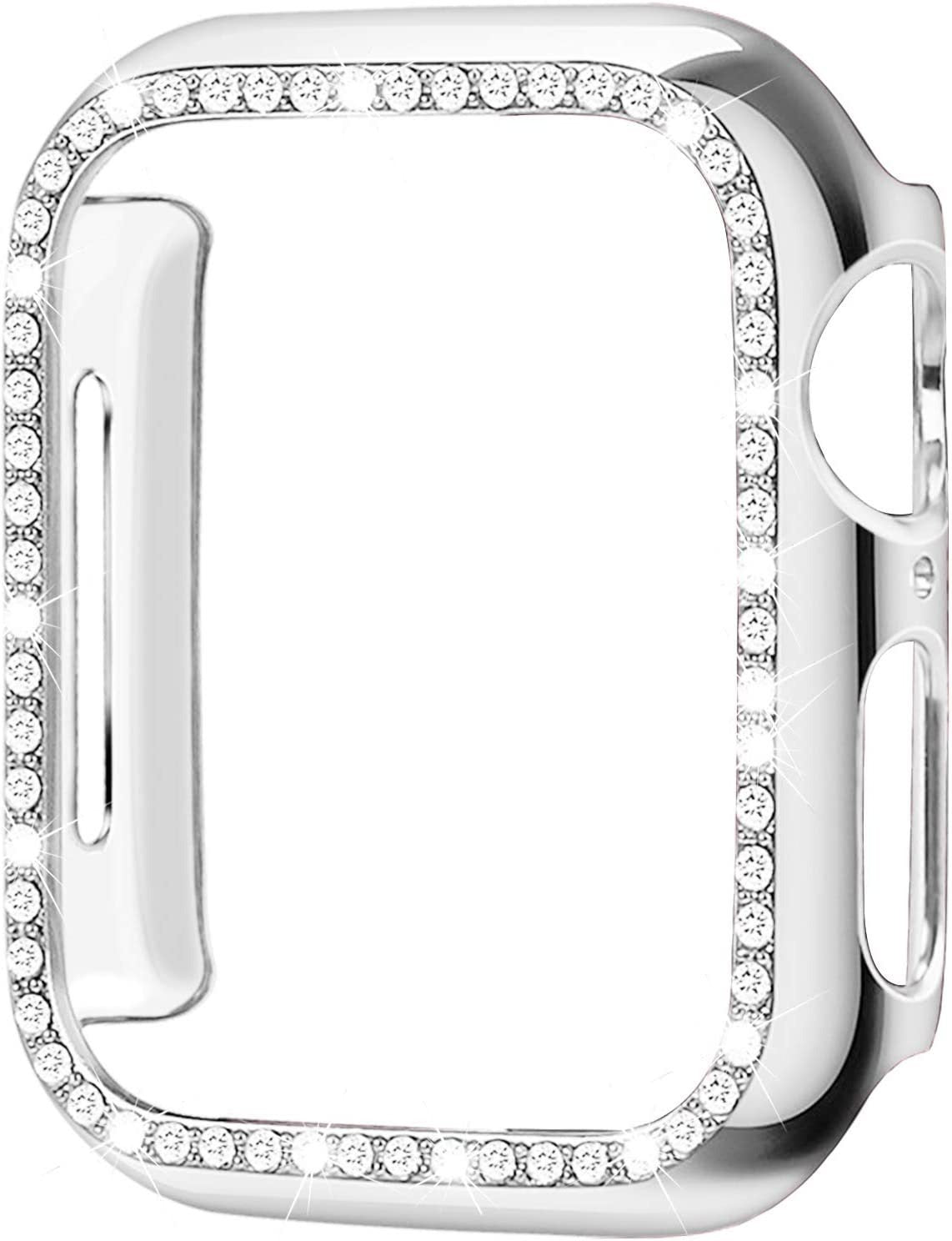 Suitable for iwatch8 Apple Watch Case Protection Case PC Single Row Diamond Hollow Case 41MM45MM eprolo