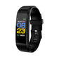 115 Plus Bluetooth Smart Watch Heart Rate Monitor Smart Watch Fitness Tracker Bracelet Waterproof Smart Wristband eprolo