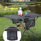 Ultra Light Folding Table Outdoor Camping Camping Car Portable Barbecue Picnic Cup Hole Mobile Phone Bag Small Table eprolo