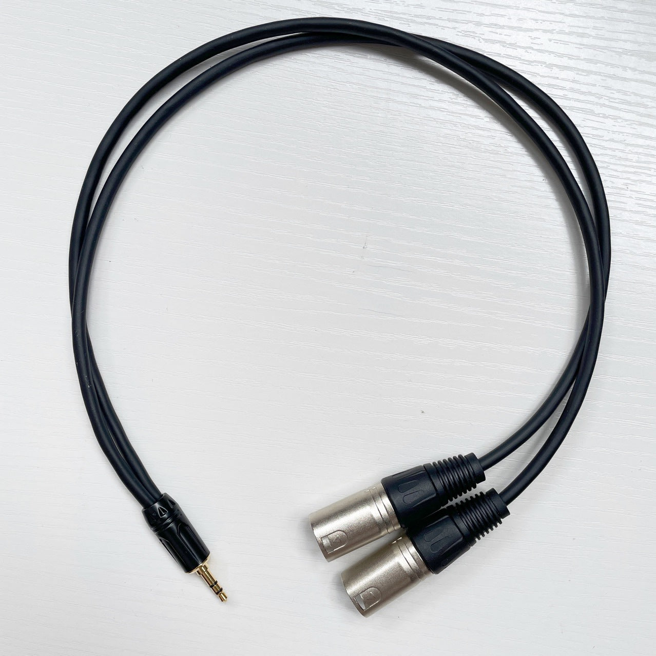 3.5mm 1/2 conversion dual XLR cable, 3.5 pairs of dual XLR male and female three core to two XLR male and female audio cable eprolo