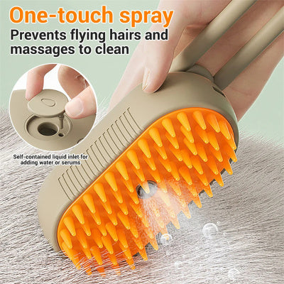 Cat Steam Brush Steamy Dog Brush 3 In 1 Electric Spray Cat Hair Brushes For Massage Pet Grooming Comb Hair Removal Combs Pet Pro eprolo