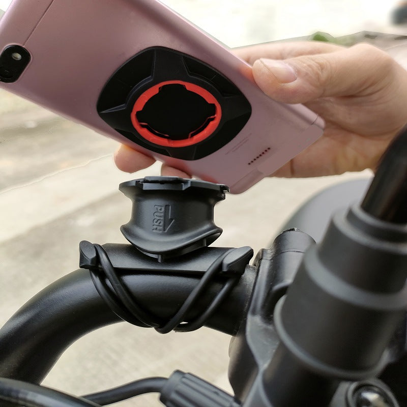 Simple Bicycle Mobile Phone Bracket 360 Rotation Electric Motorcycle Rearview Mirror Navigation Riding Navigation Bracket eprolo