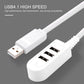 3 port USB Multi-function 3A Charger Converter Extension Line Multi-port Hub Multi-port HUB Hub mini usb Mini-USB