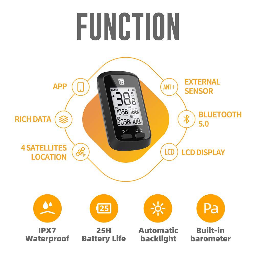 Walker XOSS G+ Cycling GPS Computer Small G Bicycle GPS Code Table Speedometer eprolo