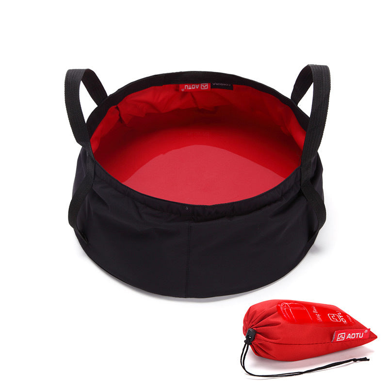 Fishing Basin Portable Travel Laundry Washbasin Foot Bag Bucket Outdoor Travel Basin eprolo