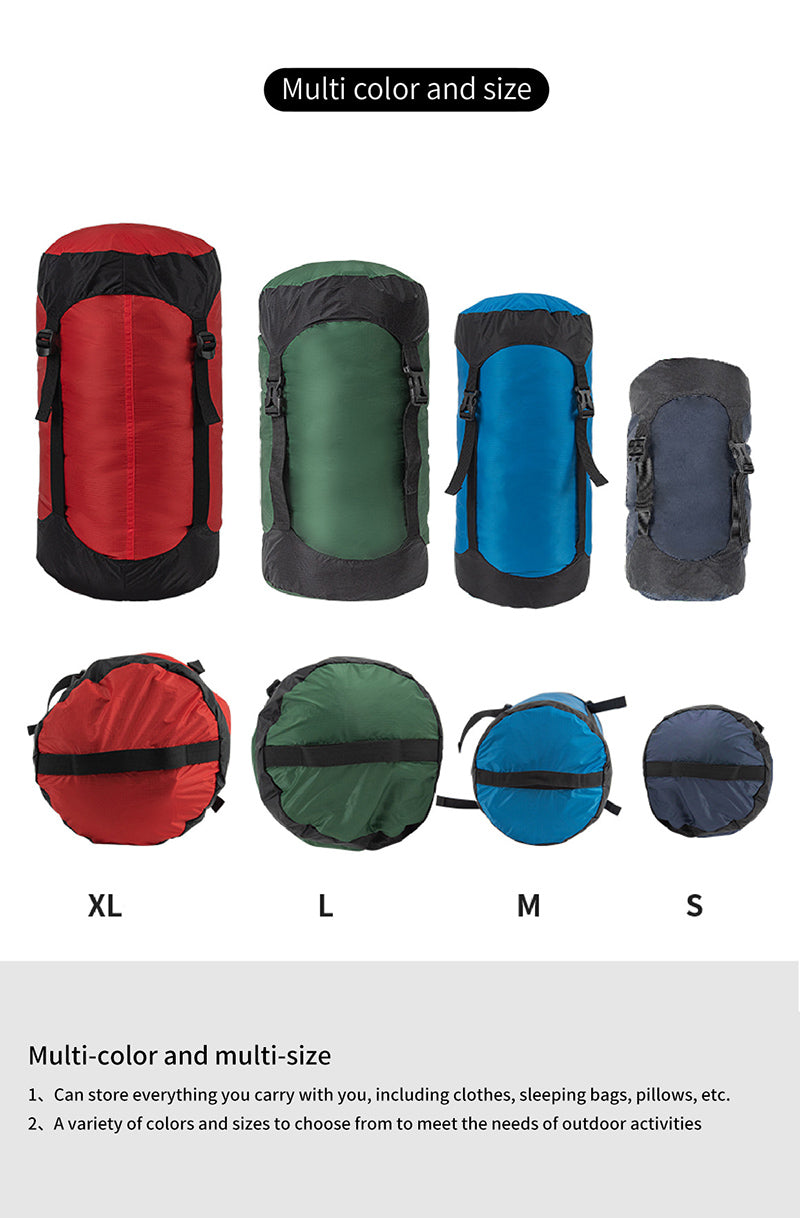 Camping and camping sleeping bag storage bag Lightweight capsule compression bag Travel clothing and miscellaneous storage bag 40D eprolo