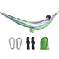 Outdoor Hammock Camping Single And Double Parachute Fabric Color Matching Hammock Widened Swing Indoor Leisure eprolo