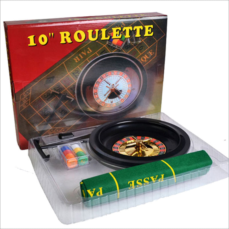 Roulette Set Game 10 Inch with Tablecloth Chip Beads eprolo