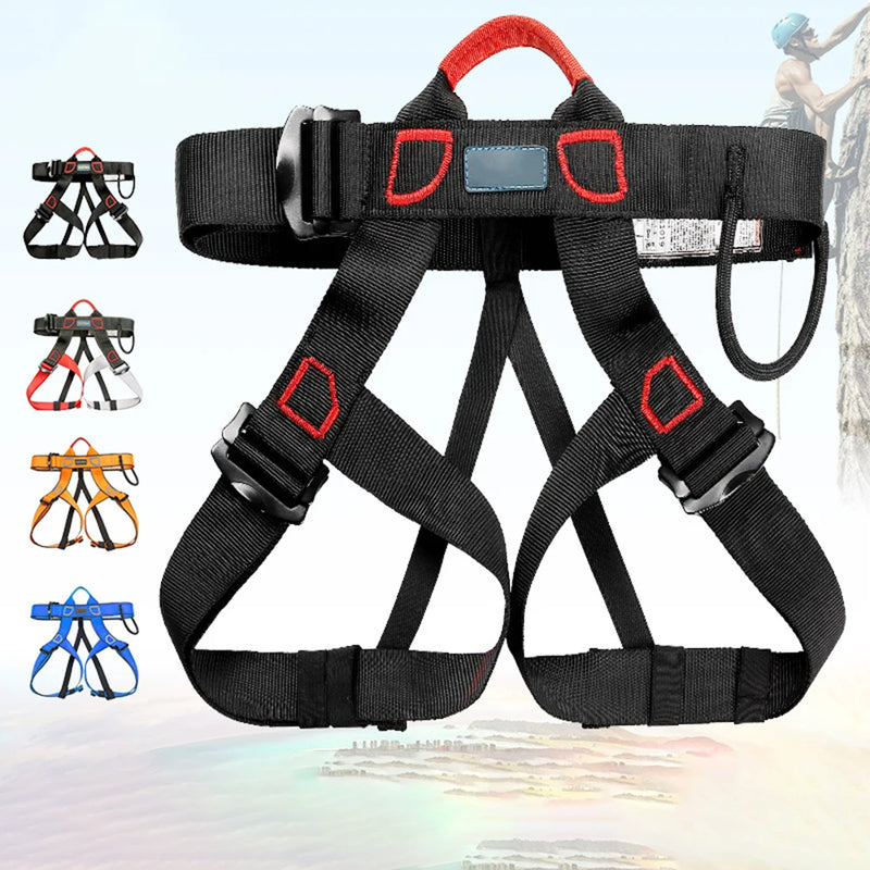 Outdoor Safety Belt Climb Rock Safety Harness Tree Climbing Half Body Harness For Women Men Children Ideal Gift For Rock Climber eprolo