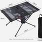 Ultra Light Folding Table Outdoor Camping Camping Car Portable Barbecue Picnic Cup Hole Mobile Phone Bag Small Table eprolo