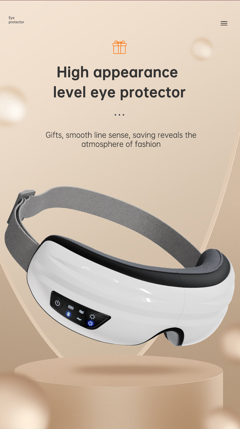 Eye Massager Air Pressure Vibration Eye Protector Bluetooth Eye Massage Relax Migraines Relief Improve Sleep eprolo