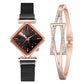 Women Square Watch Luxury Ladies Quartz Magnet Buckle Gradient Color Watches Relogio Feminino For Gift Clock eprolo