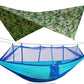 260x140cm Outdoor Double Camping Hammock with Mosquito Net and Rain Fly Tarp Lightweight Parachute Hammocks for Travel Hiking eprolo