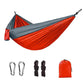 Outdoor Hammock Camping Single And Double Parachute Fabric Color Matching Hammock Widened Swing Indoor Leisure eprolo