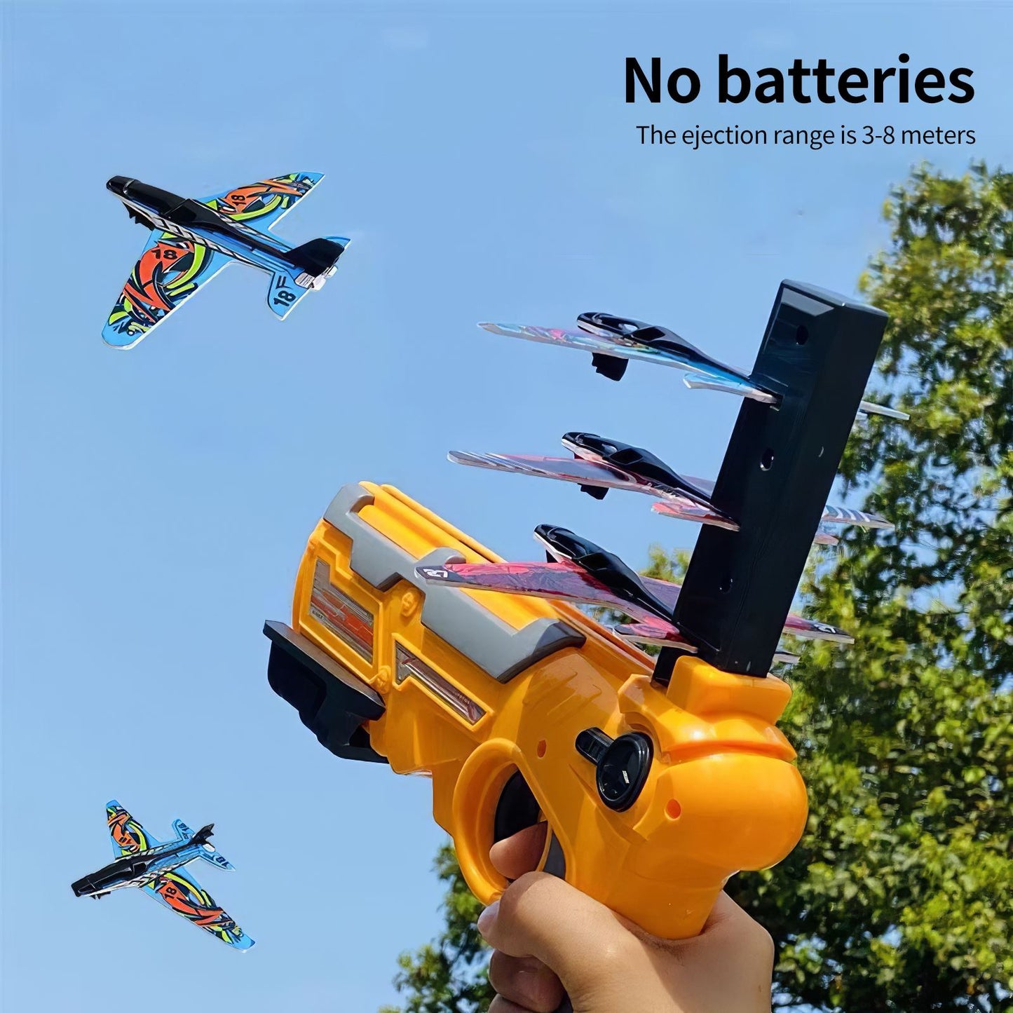 Catapult Plane Foam Air Battle One-Click Ejection Model Launchers Toy Glider Model Outdoors Toys for Children Kid And Adult eprolo