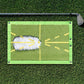 Golf Training Mat Golf Batting Mat New Swing Track Mat Golf Swing Practice Mat Trace Directional Mat eprolo