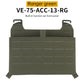 WoSporT can accommodate three 5.56 (or two 7.62) inner pockets with built-in function cover camouflage front panel eprolo